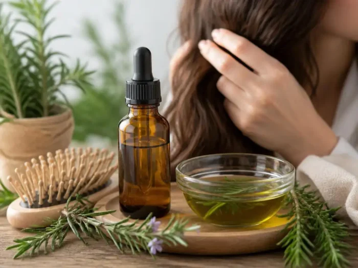 Benefici del trattamento naturale con olio di rosmarino