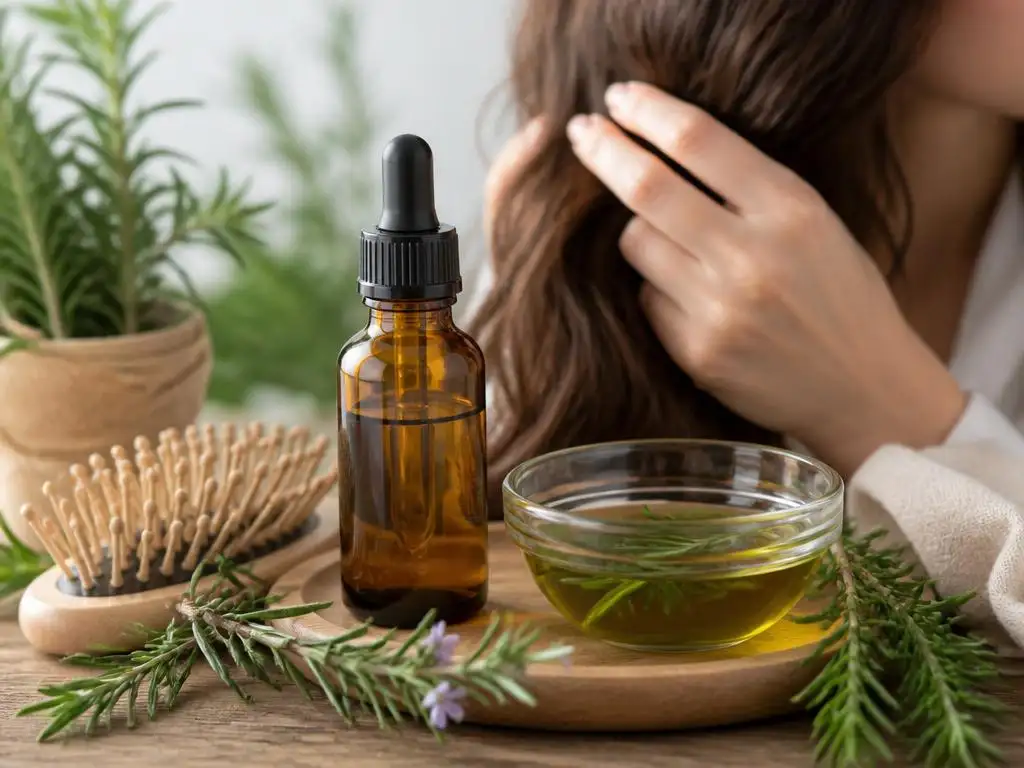 Benefici del trattamento naturale con olio di rosmarino