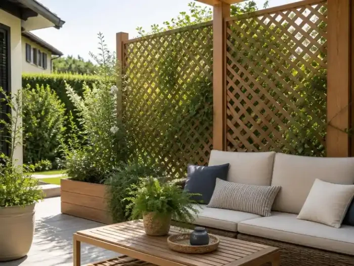 Griglie di legno per giardino: guida per creare privacy