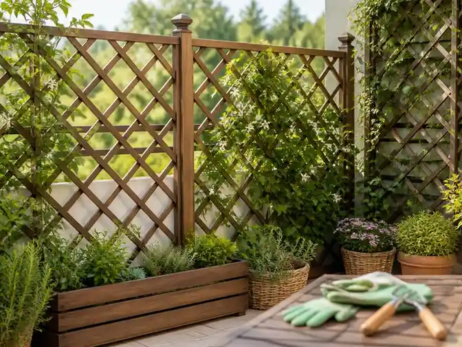 Griglie di legno per giardino: guida alla scelta e al montaggio