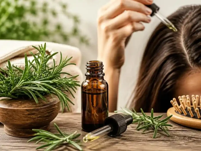 Guida completa all'uso dell'olio di rosmarino per la cura dei capelli
