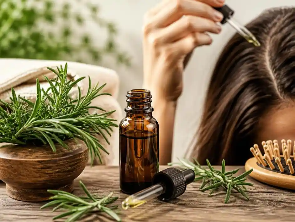 Guida completa all'uso dell'olio di rosmarino per la cura dei capelli