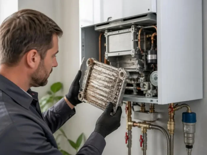 Manutenzione efficiente dello scambiatore per caldaia Vaillant