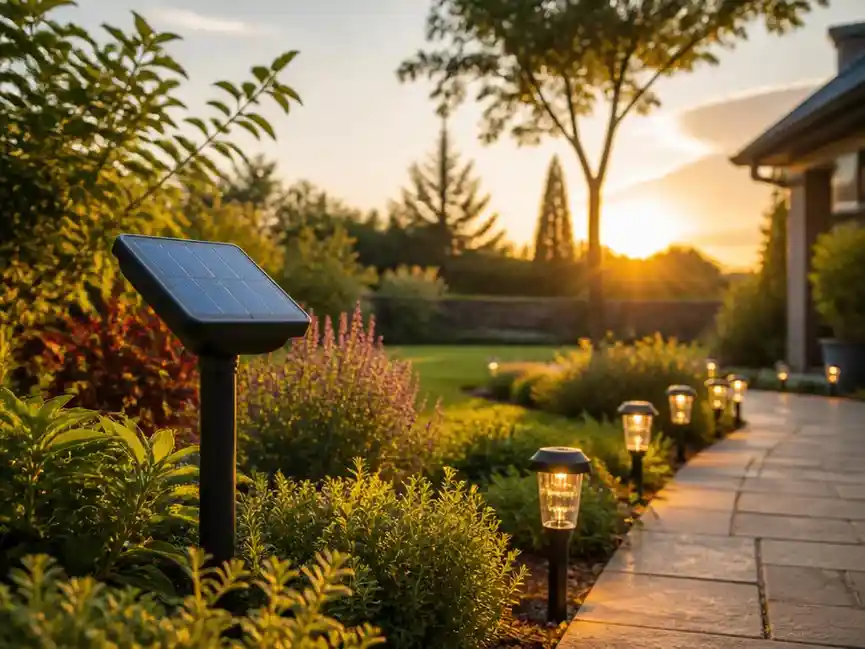 Come ottimizzare la luce solare per esterno in giardino
