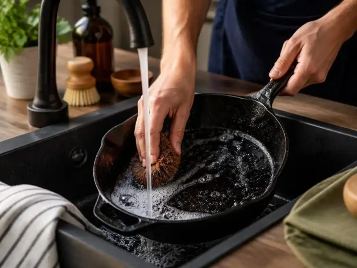 Come pulire la ghisa dopo ogni utilizzo senza rovinarla