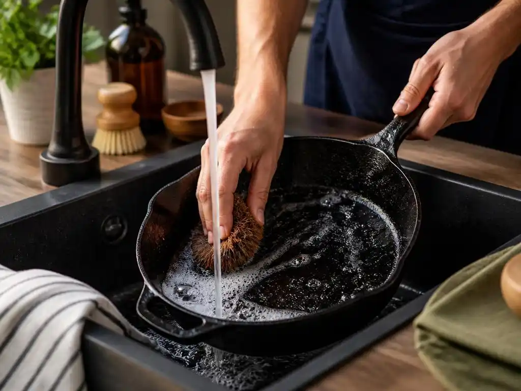 Come pulire la ghisa dopo ogni utilizzo senza rovinarla