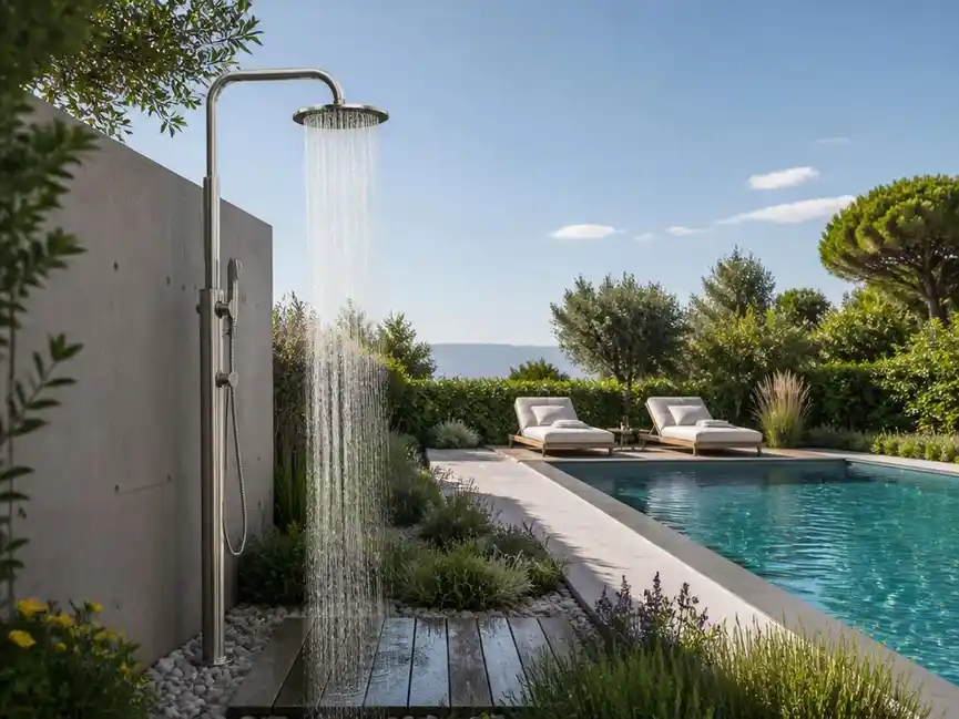 Come scegliere le migliori docce per esterno piscina di design