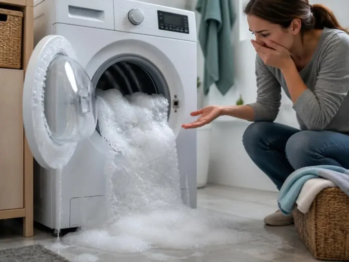 Gestione del sapone in eccesso: la lavatrice fa troppa schiuma