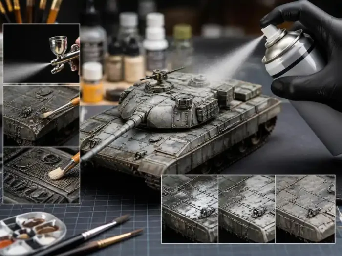 Guida completa alle finiture protettive per modellismo statico