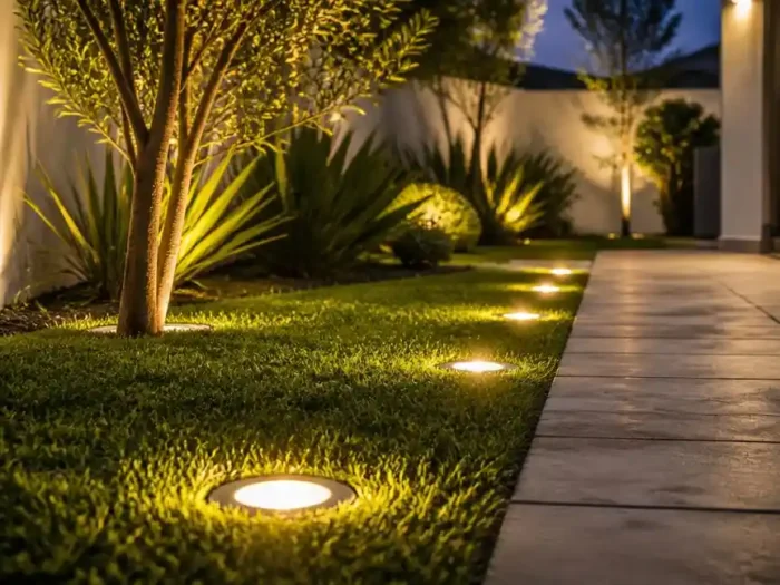 Guida pratica all'installazione di un faro interrato giardino