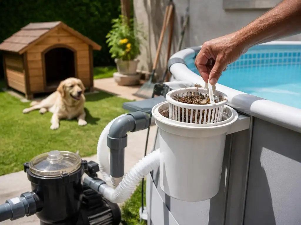 Manutenzione del sistema di filtraggio per piscine fuori terra