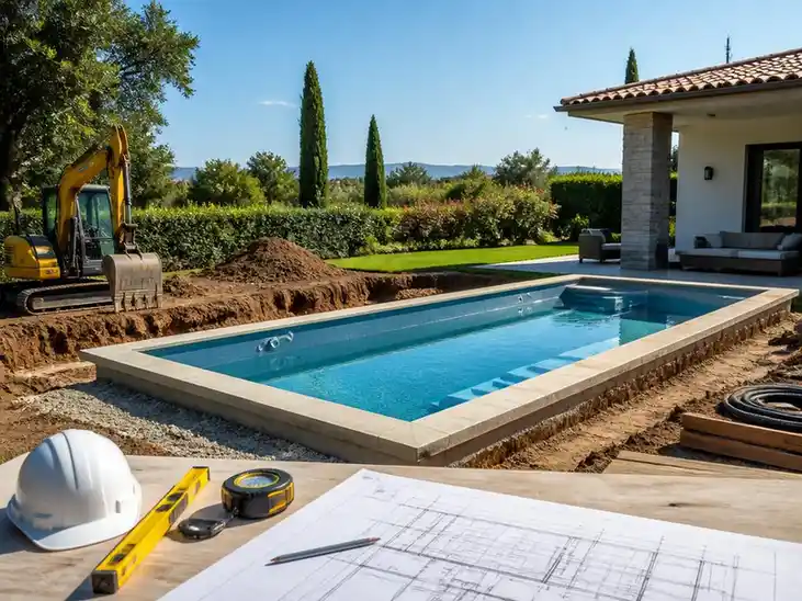 Pianificare la costruzione di una piscina interrata nel tuo giardino