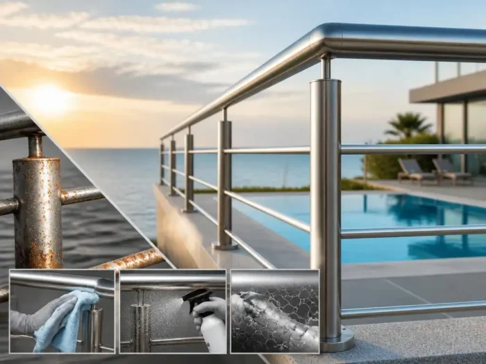 Prevenire la corrosione su componenti in acciaio inox per esterni