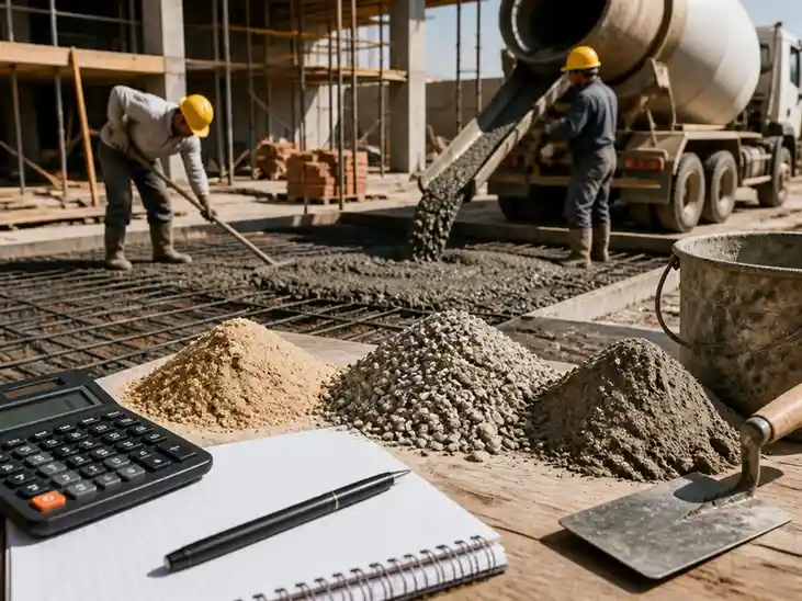 Analisi dei costi e materiali per la preparazione del calcestruzzo