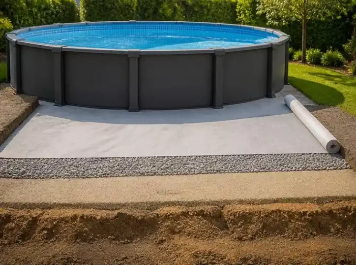 Cosa mettere sotto la piscina per proteggere il fondo