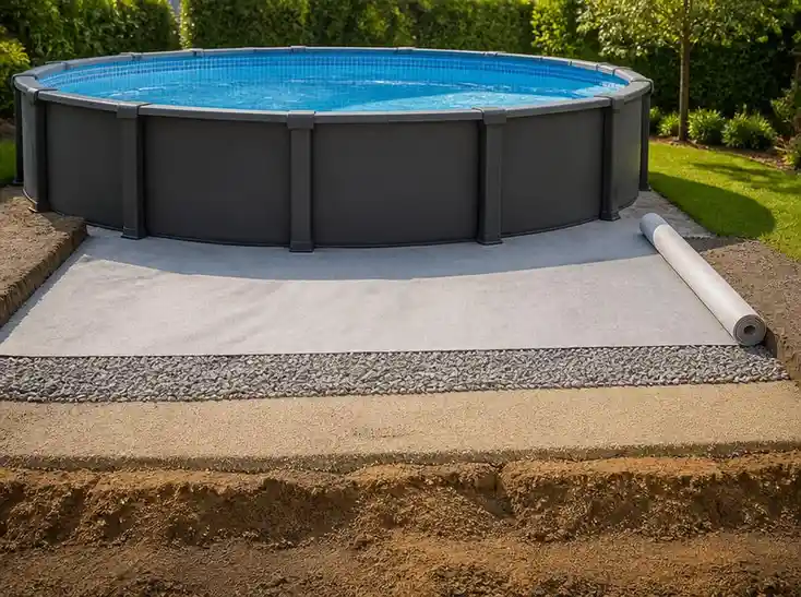 Cosa mettere sotto la piscina per proteggere il fondo