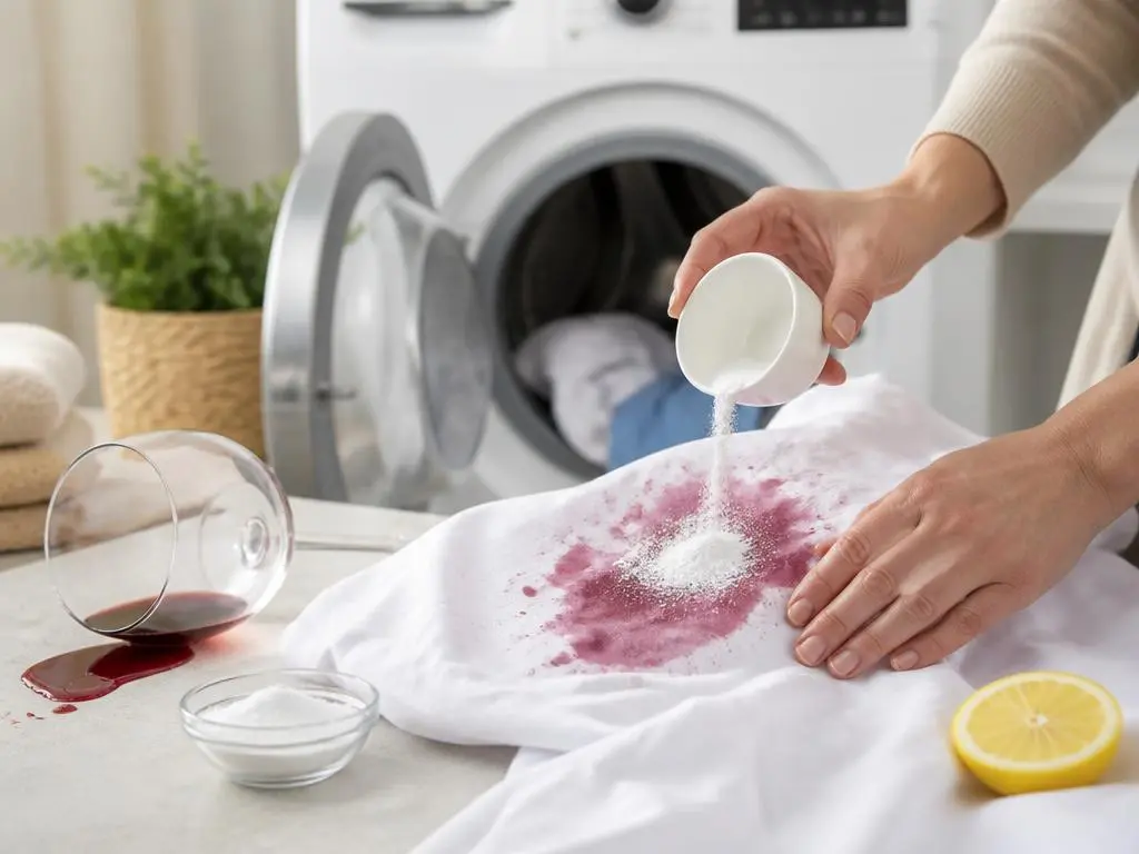 Guida completa: come togliere le macchie di vino in lavatrice